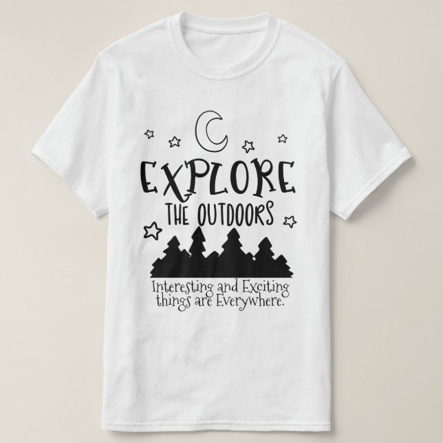 "Adventure Awaits" Customisable T-shirt (Design Front)