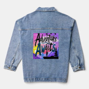 Adventure Awaits Denim Jacket