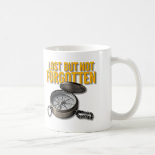 Adventure Awaits Distressed Compass Coffee Mug