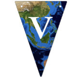 Adventure Awaits Earth Globe World Map Bunting (Third Flag)