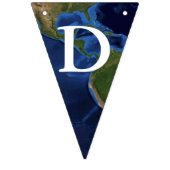 Adventure Awaits Earth Globe World Map Bunting (Second Flag)