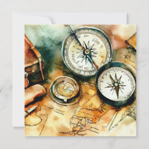 Adventure Awaits:Explorers' Edition, A Baby Shower Invitation