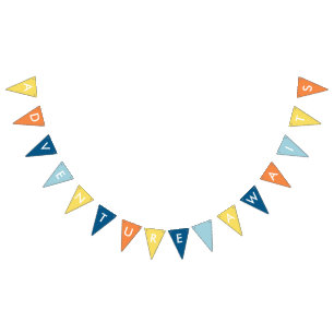 Adventure Awaits Flag Party Banner