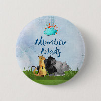 Adventure Awaits - Gorilla Hippo and Meerkat