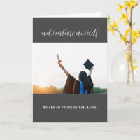 Adventure Awaits Graduation Card