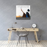 Adventure Awaits Graduation Photo Acrylic Art<br><div class="desc">Celebrate your graduation with this personalised,  "adventure awaits" photo acrylic art!</div>