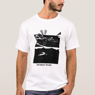 Adventure Awaits – High-Speed Sports Car Puzzle T-Shirt