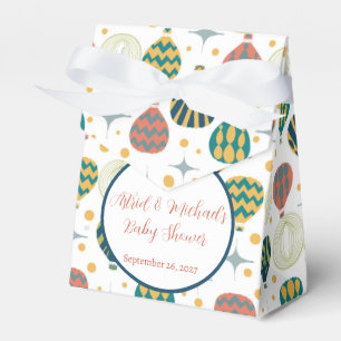 Adventure Awaits Hot Air Balloon Baby Shower Favour Box