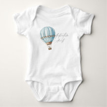 Adventure Awaits Hot Air Balloon Boy Baby Shower