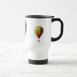 Adventure Awaits: Hot Air Balloon Journey Travel Mug
