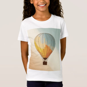 Adventure Awaits: Hot Air Balloon T-Shirt Design