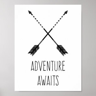 Adventure Awaits Inspirational Poster