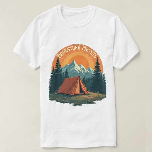 Adventure Awaits - Into the Wild T-Shirt (Design Front)