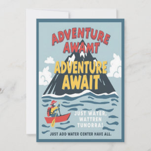 Adventure Awaits Invitation