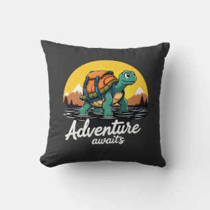 Adventure Awaits is Hiking Adventures is Outdoor A Cushion