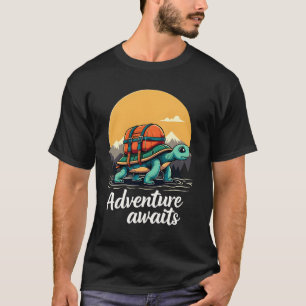 Adventure Awaits is Hiking Adventures is Outdoor A T-Shirt