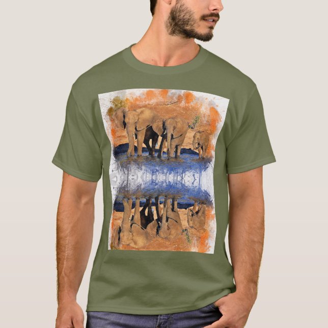 Adventure Awaits: Jungle Safari Men's T-Shirt (Front)