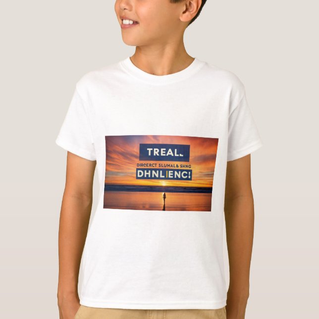 Adventure Awaits: Kids Explorer Tee" T-Shirt (Front)
