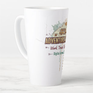 Adventure Awaits  Latte Mug