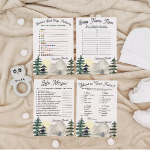 Adventure Awaits! Let's Mingle! Baby Shower Game