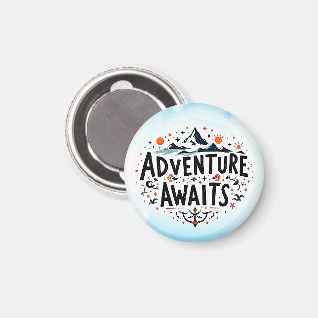 Adventure Awaits Magnet (Front/Back)