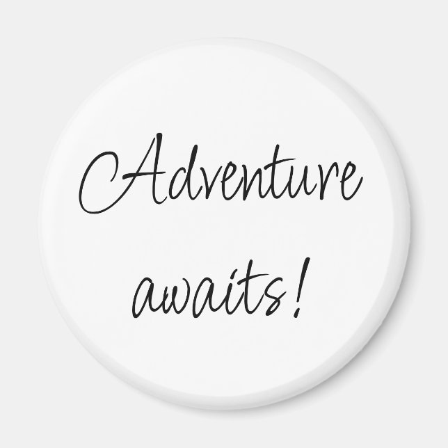 Adventure Awaits Magnet (Front)