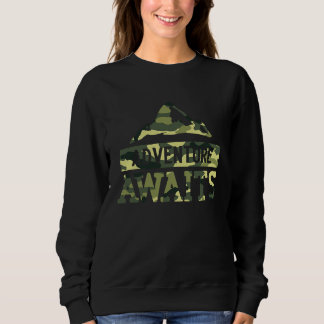 Adventure Awaits Mountain & Lake Adventurer Forest Sweatshirt