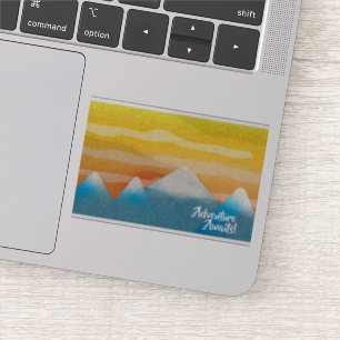 Adventure Awaits Mountain Sunset