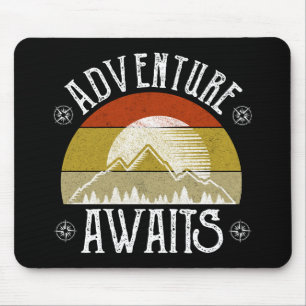 Adventure Awaits Mouse Mat