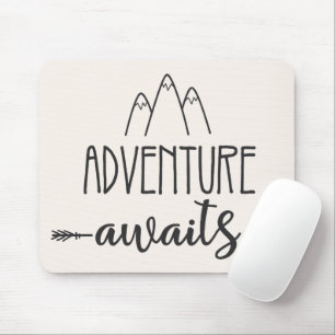 Adventure Awaits Mouse Mat