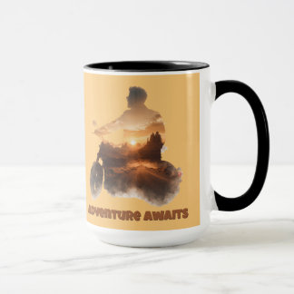 "Adventure Awaits"  Mug