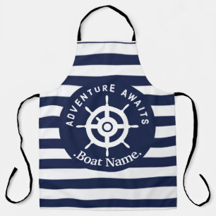 Adventure Awaits. Name Your Boat.   Apron