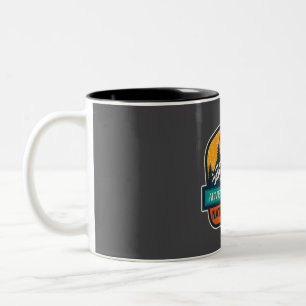 Adventure awaits national park Two-Tone coffee mug