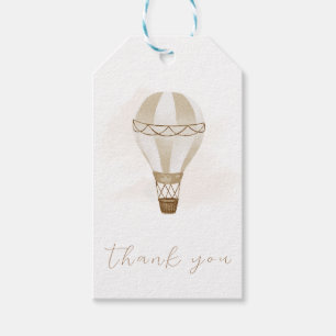 Adventure Awaits Neutral Baby Shower   Thank You Gift Tags