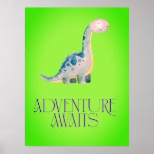 Adventure Awaits Nursery Wall Art Print