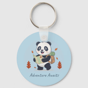 Adventure Awaits Panda Key Ring