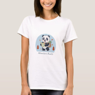 Adventure Awaits Panda T-Shirt