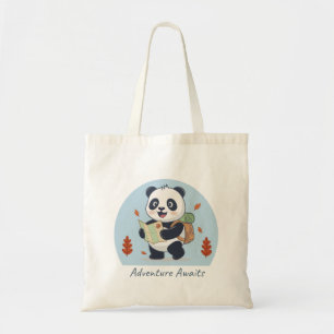 Adventure Awaits Panda Tote Bag