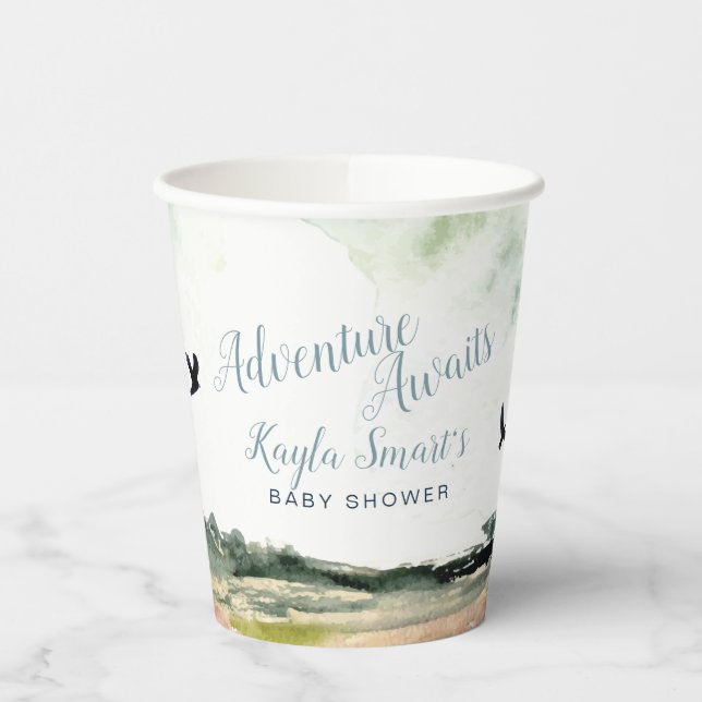 Adventure Awaits Paper Cups (Left)