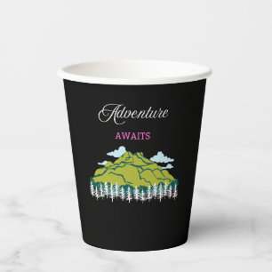Adventure Awaits Paper Cups