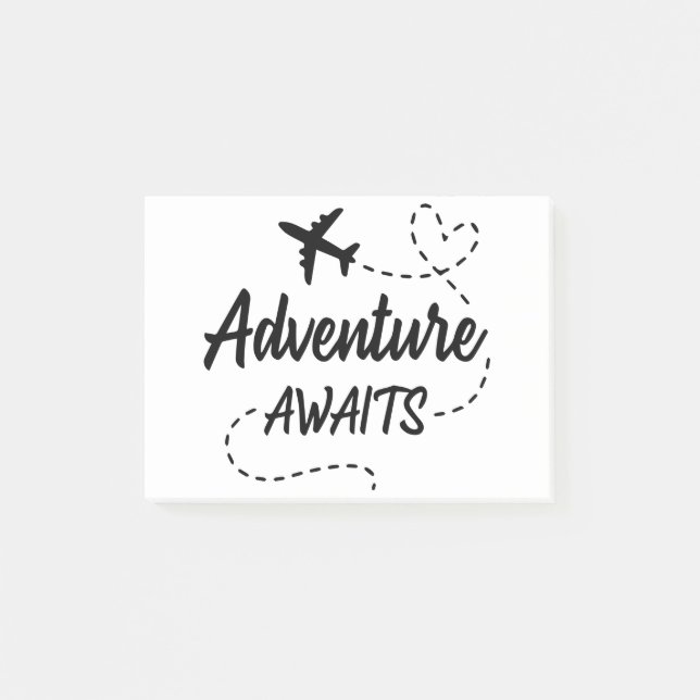 Adventure Awaits Post-it Notes (Front)