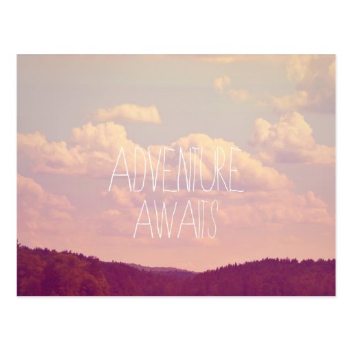 Image of Adventure Awaits Postcard