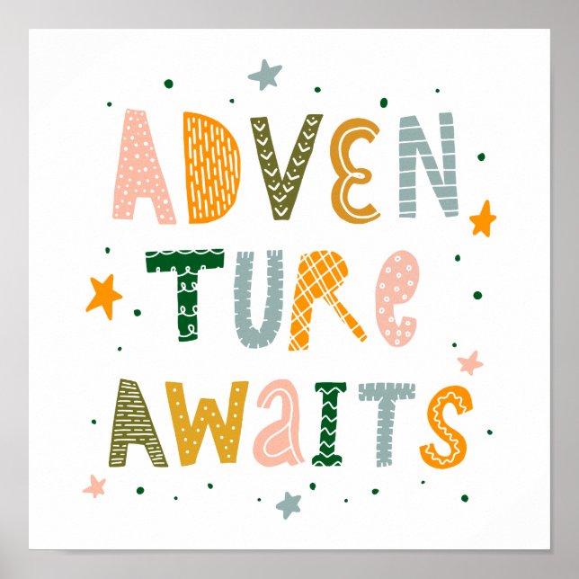 Adventure Awaits Poster (Front)