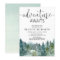 Adventure awaits rustic mountains baby shower