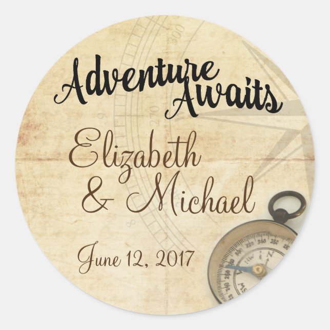 Adventure Awaits Sticker (Front)