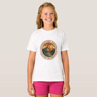 Adventure Awaits Sticker - Vintage Mountain Natio T-Shirt