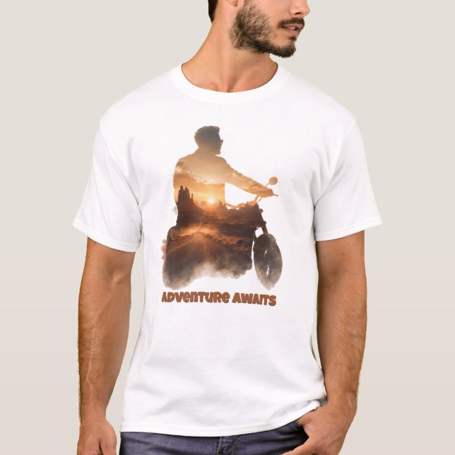 "Adventure Awaits"  T-Shirt (Front)