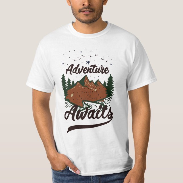 Adventure awaits T-Shirt (Front)
