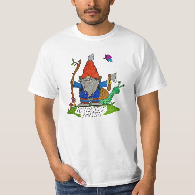 Adventure Awaits! T-Shirt (Front)
