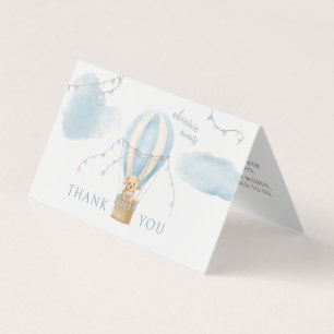 Adventure Awaits Teddy Bear Baby Shower Foldable